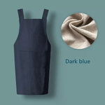 GARDEN APRON - Natural Fibre (Dark Blue)