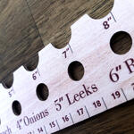 WOODEN SEED SPACING RULER